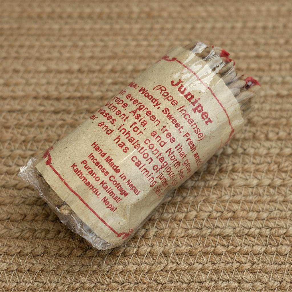Tibetan Juniper Rope Incense 45 ropes for meditation, purification, and daily ritual use.