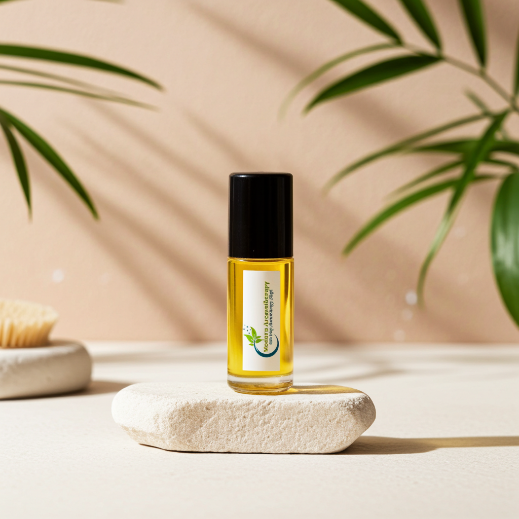 Tobacco Vanilla moisturizing body oil bottle for hydrating skin, smoothing rough patches, and everyday skincare use.