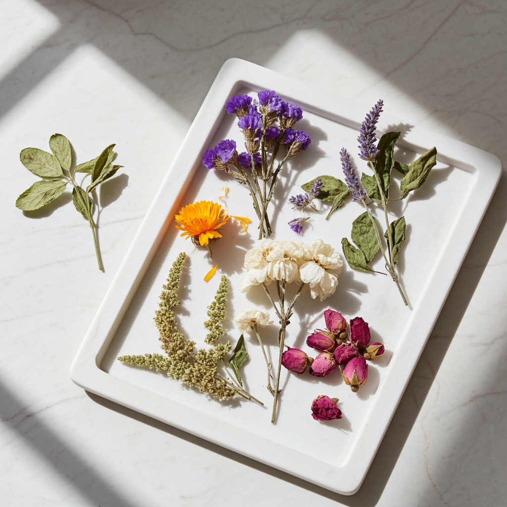 TooGet 9-Bag Dried Flowers & Herbs Set dried flower and herb kit for handmade crafts, floral projects, and natural home décor.