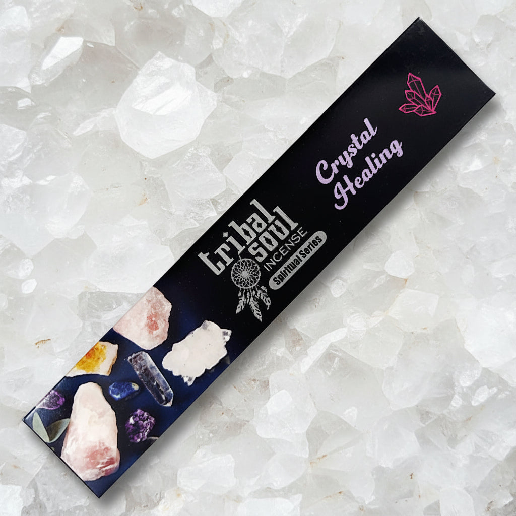Tribal Soul Crystal Healing Incense Sticks with ceramic holder - Spiritual Series