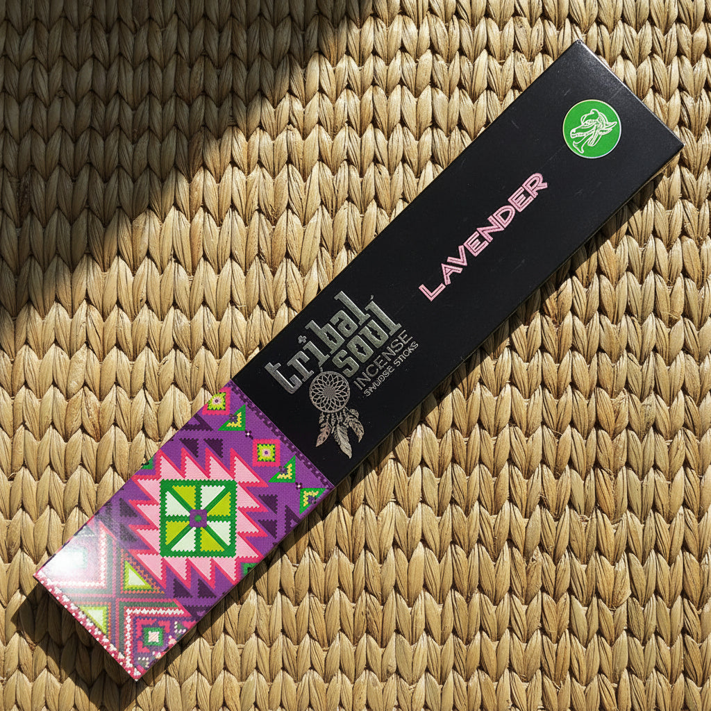 Tribal Soul Lavender Incense Sticks - sweet floral herbaceous aroma