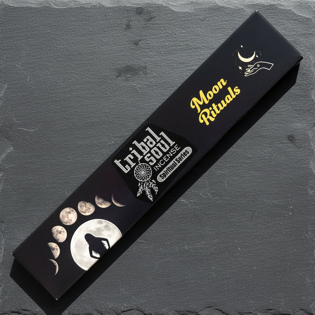 Tribal Soul Moon Rituals Incense Sticks with ceramic holder - Spiritual Series