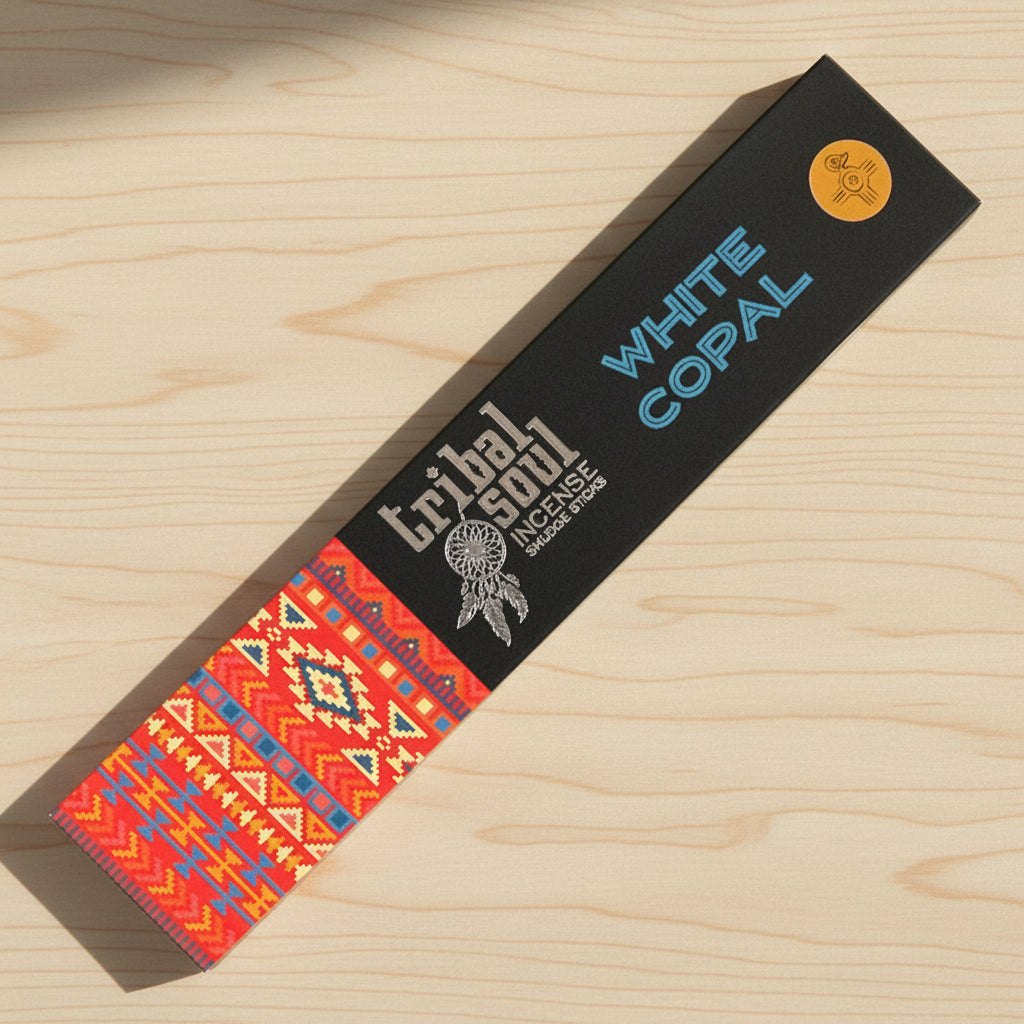 Tribal Soul White Copal Incense Sticks - rich sweet piney resin aroma