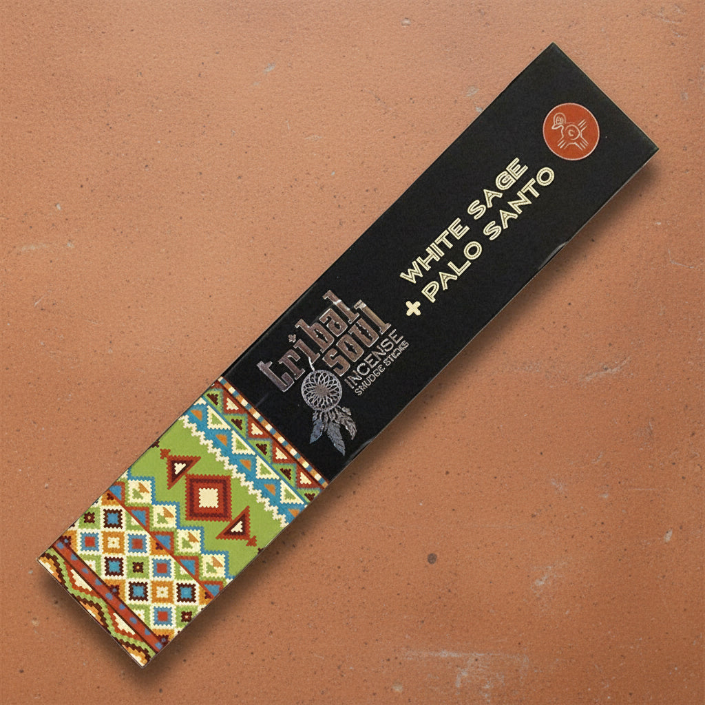 Tribal Soul White Sage and Palo Santo Incense Sticks - dual-herb purification blend
