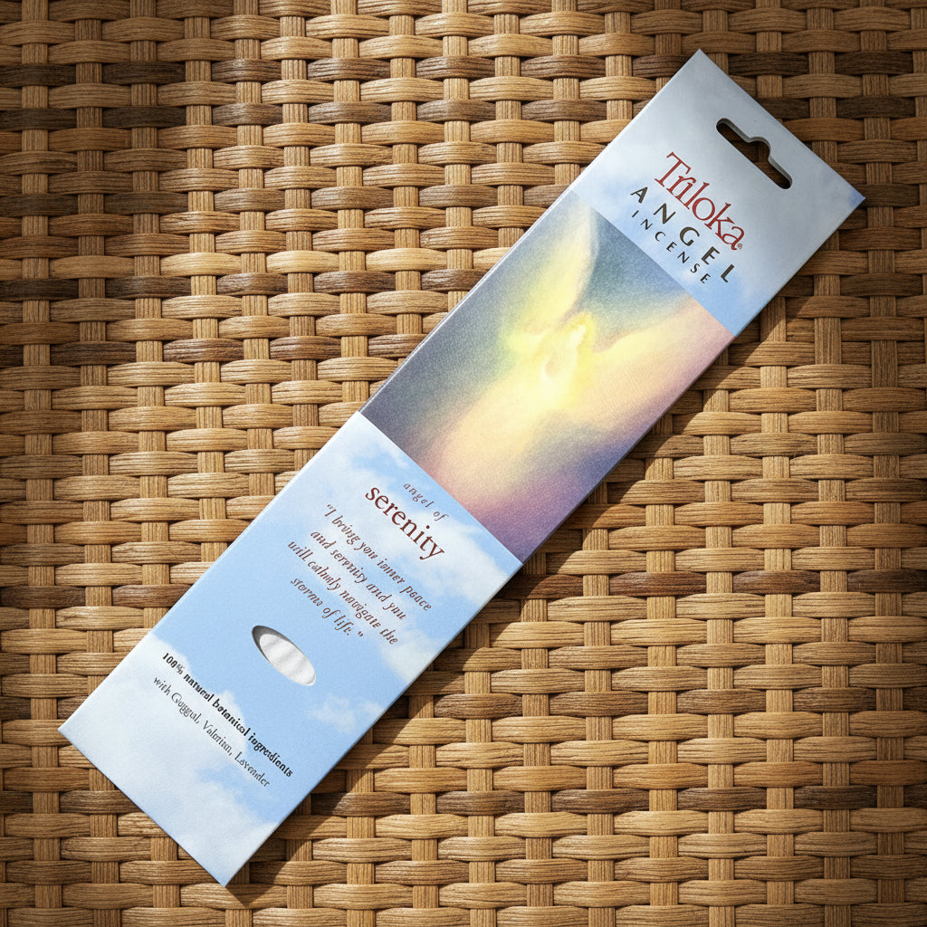 Triloka Angel of Serenity Incense Sticks for meditation, prayer, and relaxation.