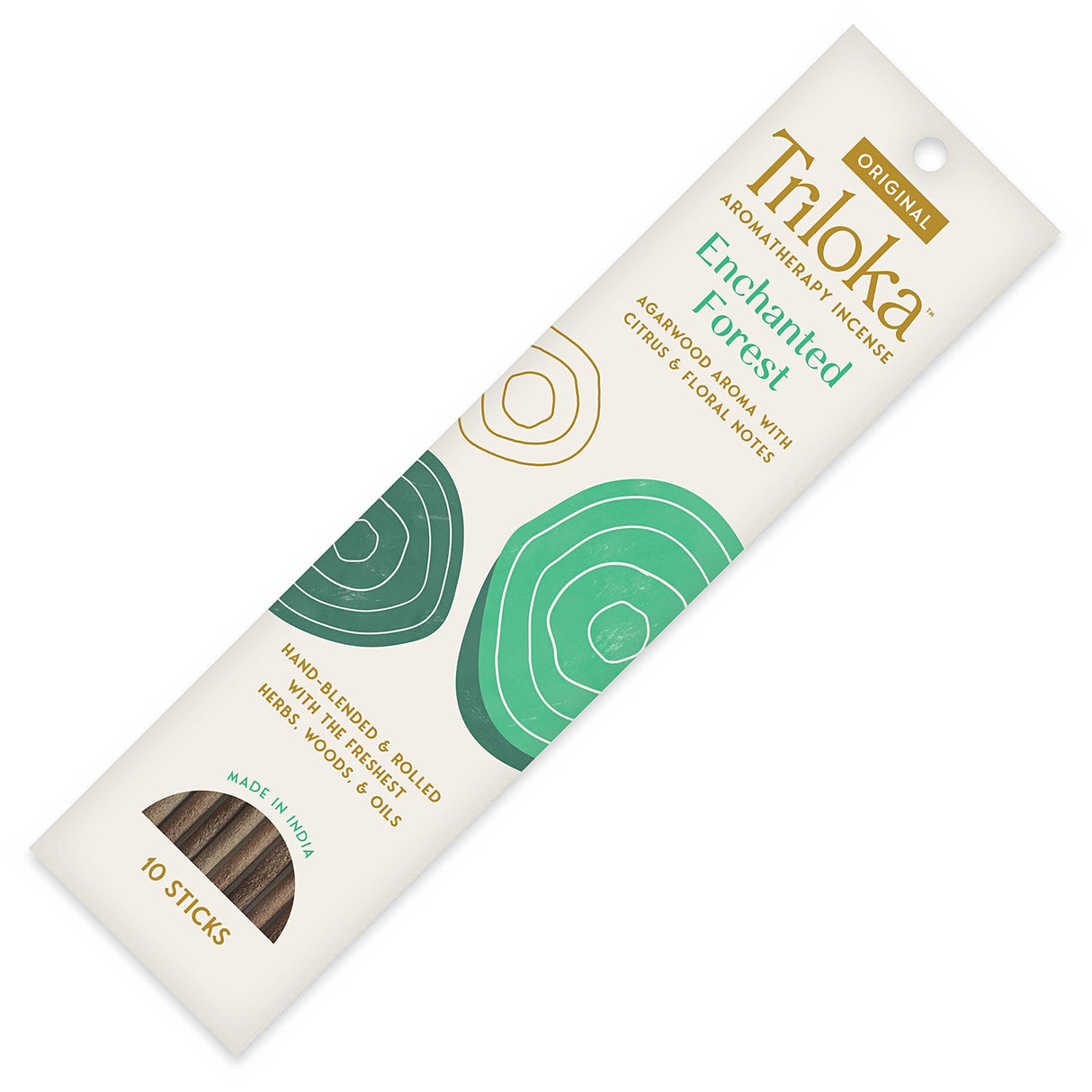 Triloka Enchanted Forest Original Incense Sticks for meditation, yoga, and relaxation.
