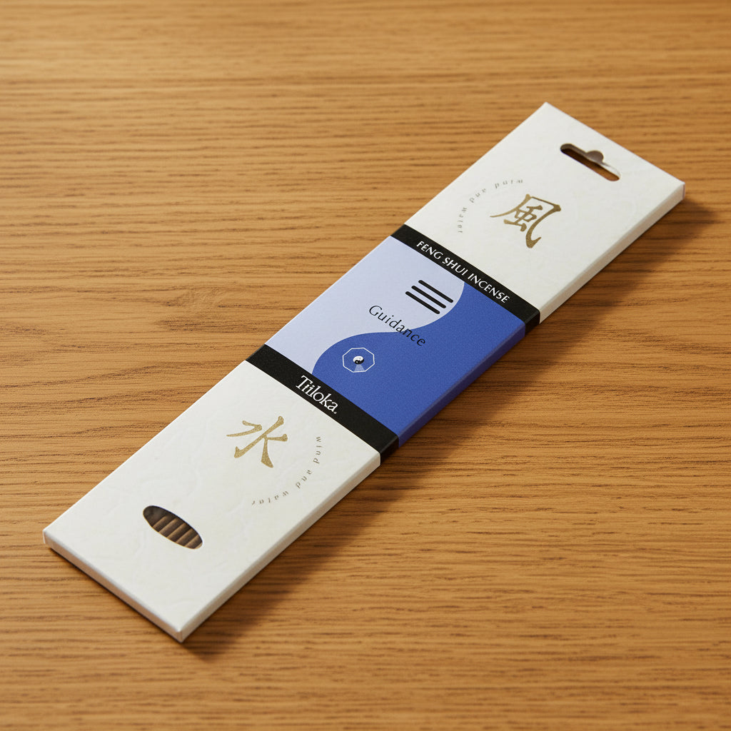 Triloka Feng Shui Guidance Incense Sticks for meditation, clarity, and home harmony.