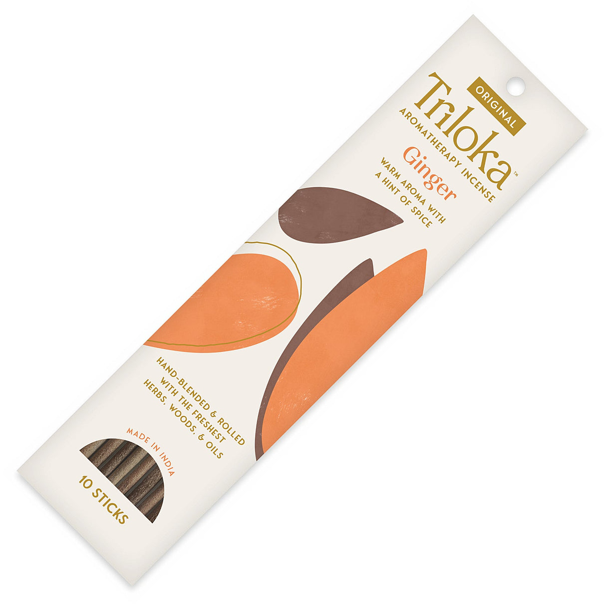 Triloka Ginger Original Incense Sticks for meditation, relaxation, and daily home fragrance use.