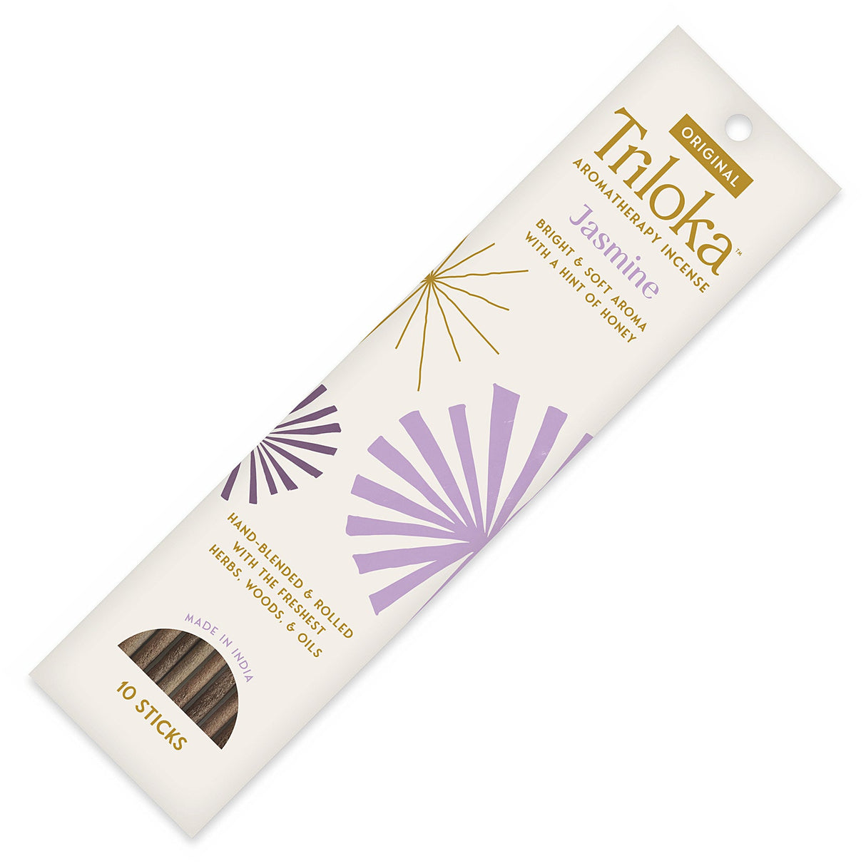 Triloka Jasmine Original Incense Sticks for meditation, relaxation, and daily home fragrance use.