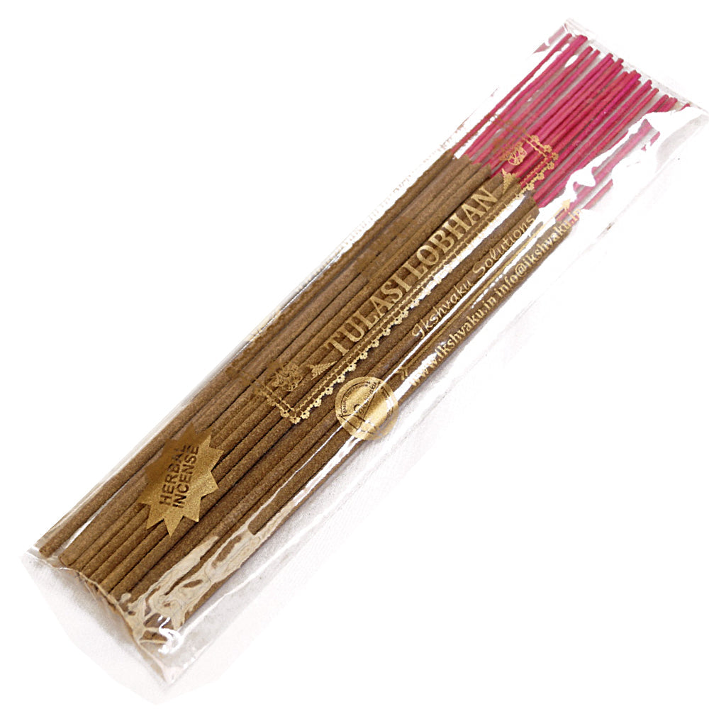 Tulasi Masala Lobhan incense sticks for prayer, meditation, and spiritual cleansing.