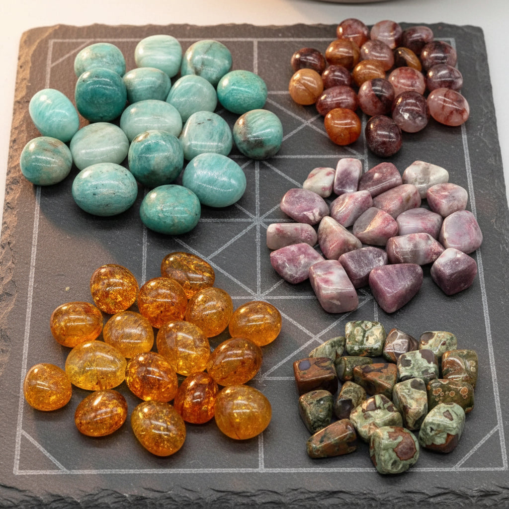 Tumbled Stones Bulk Gravel for meditation, crafts, and crystal healing.