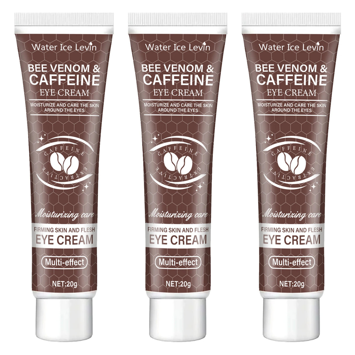 Water Ice Levin caffeine under-eye cream for firming loose-looking skin and supporting a smoother, more refreshed eye contour.