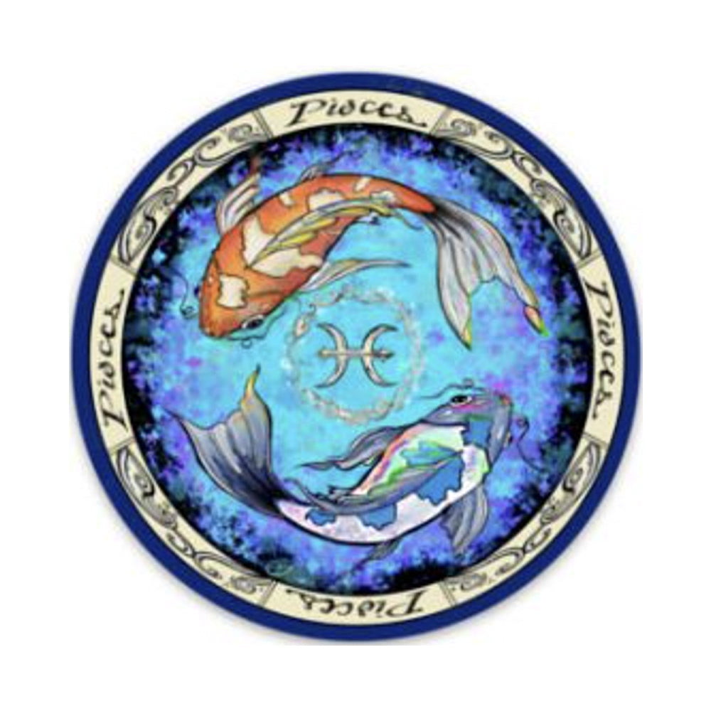 Zodiac Pisces sticker, 3 inch decal for laptops, journals, and water bottles