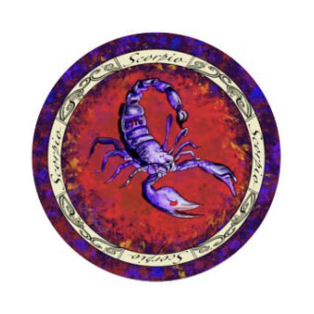 Zodiac Scorpio sticker, 3 inch decal for laptops, journals, and water bottles