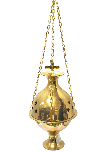 Brass Burning Hanging Censer, Charcoal Incense Burner, Censer Incense Burner,  Censer Incense Burner with Chains 7 High and 3.5 Diameter (Incense Burner)  : : Home