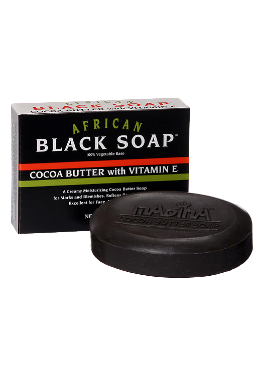 African Black Soap (Cocoa Butter and Vitamin E)