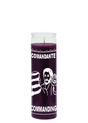 Commanding black candle (purple) 1 color 7 day candle