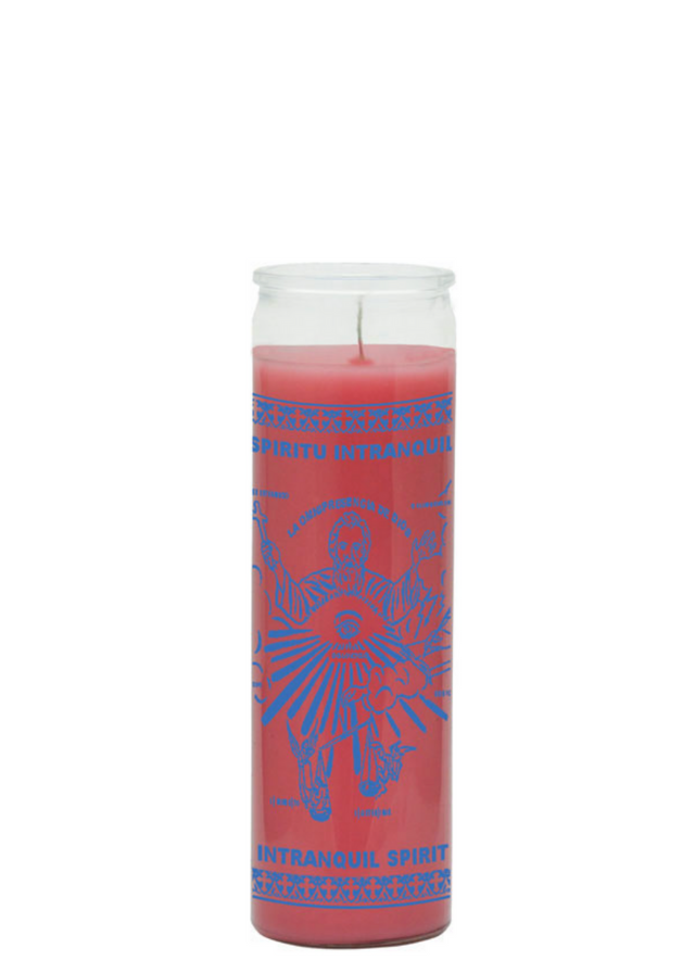 Intranquil spirit (pink) 1 color 7 day candle