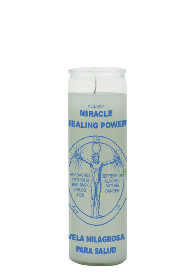 Miracle Healing (White) 1 COLOR 7 DAY CANDLE