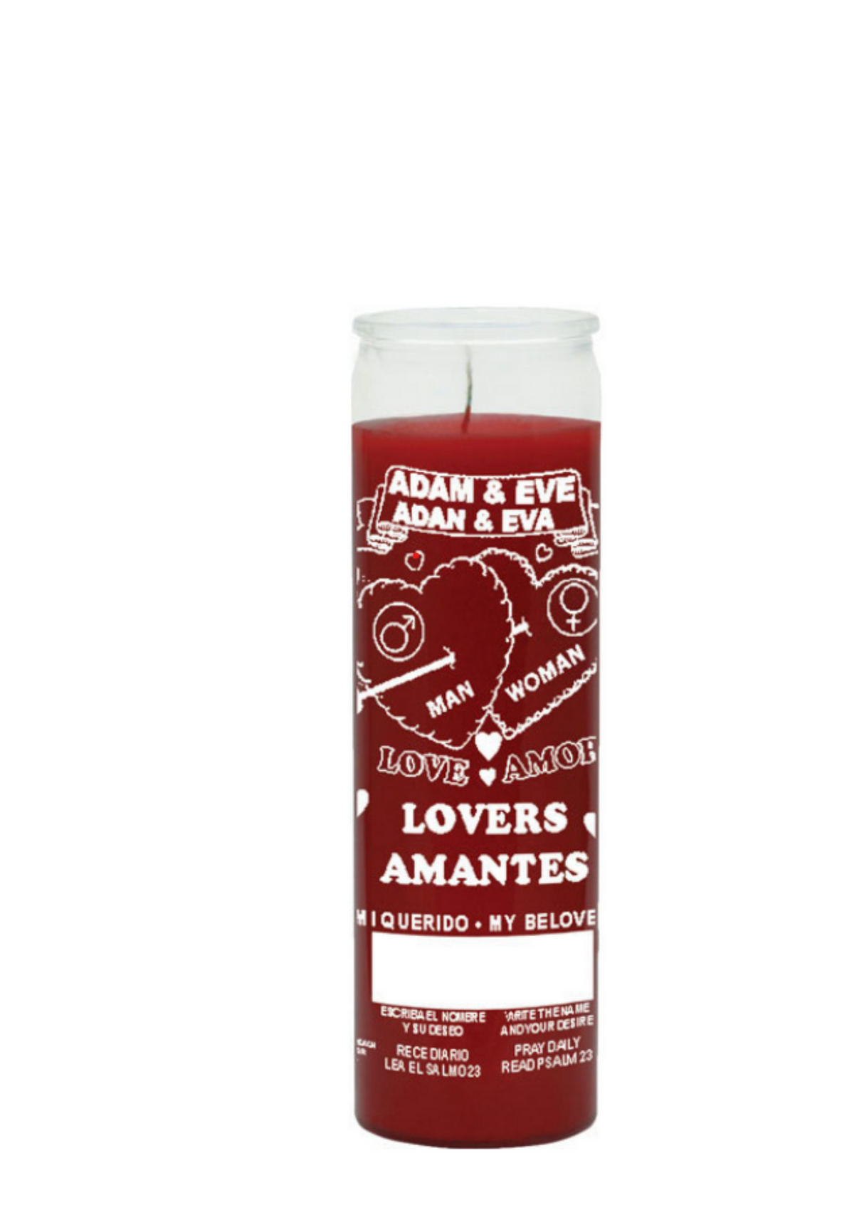 Adam & Eve (Red) 7 Day Candle