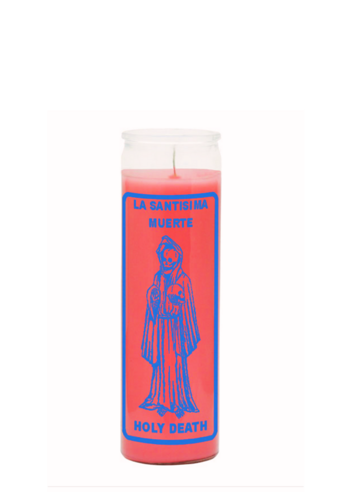LA SANTISIMA MUERTE-HOLY DEATH (Pink) 1 COLOR 7 DAY CANDLE
