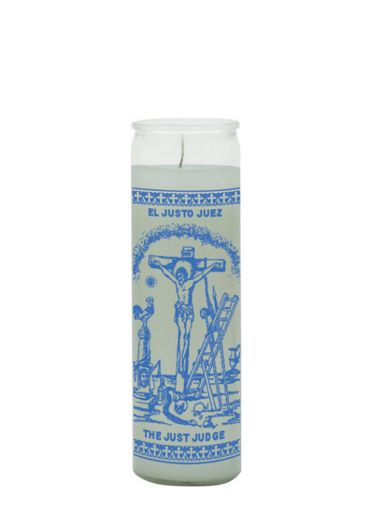 The Just Judge (White) 1 Color 7-Day Candle