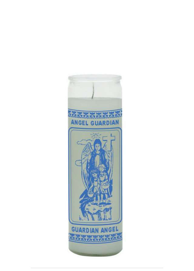 Guardian angel (white) 1 color 7 day candle