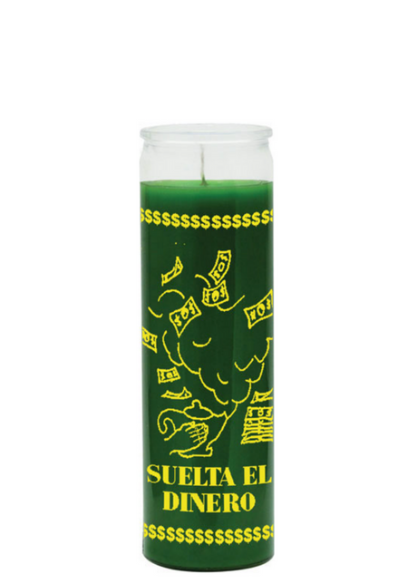 MONEY RELEASE (Green) 1 COLOR 7 DAY CANDLE
