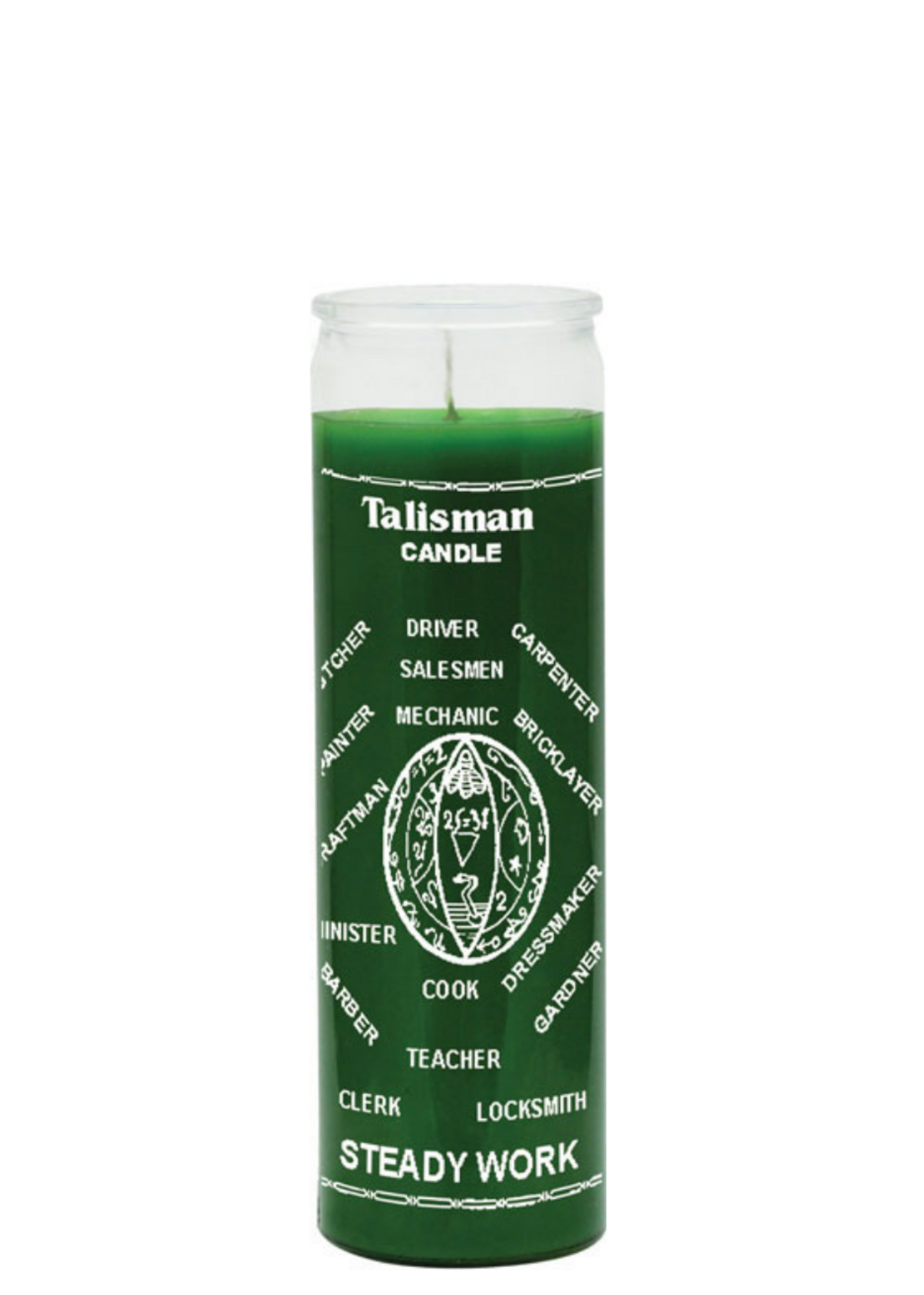 STEADY WORK (Green) COLOR 7 DAY CANDLE