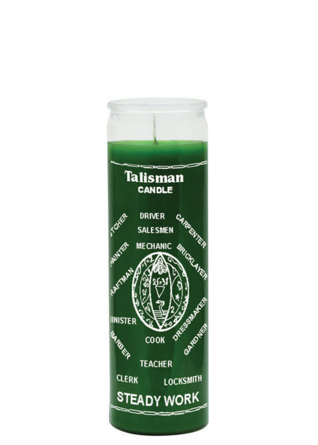 STEADY WORK (Green) COLOR 7 DAY CANDLE