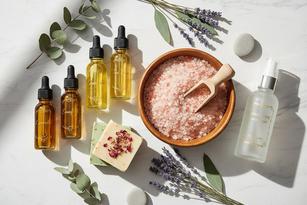 Bath Salts, Soaps, Sprays and Oils
