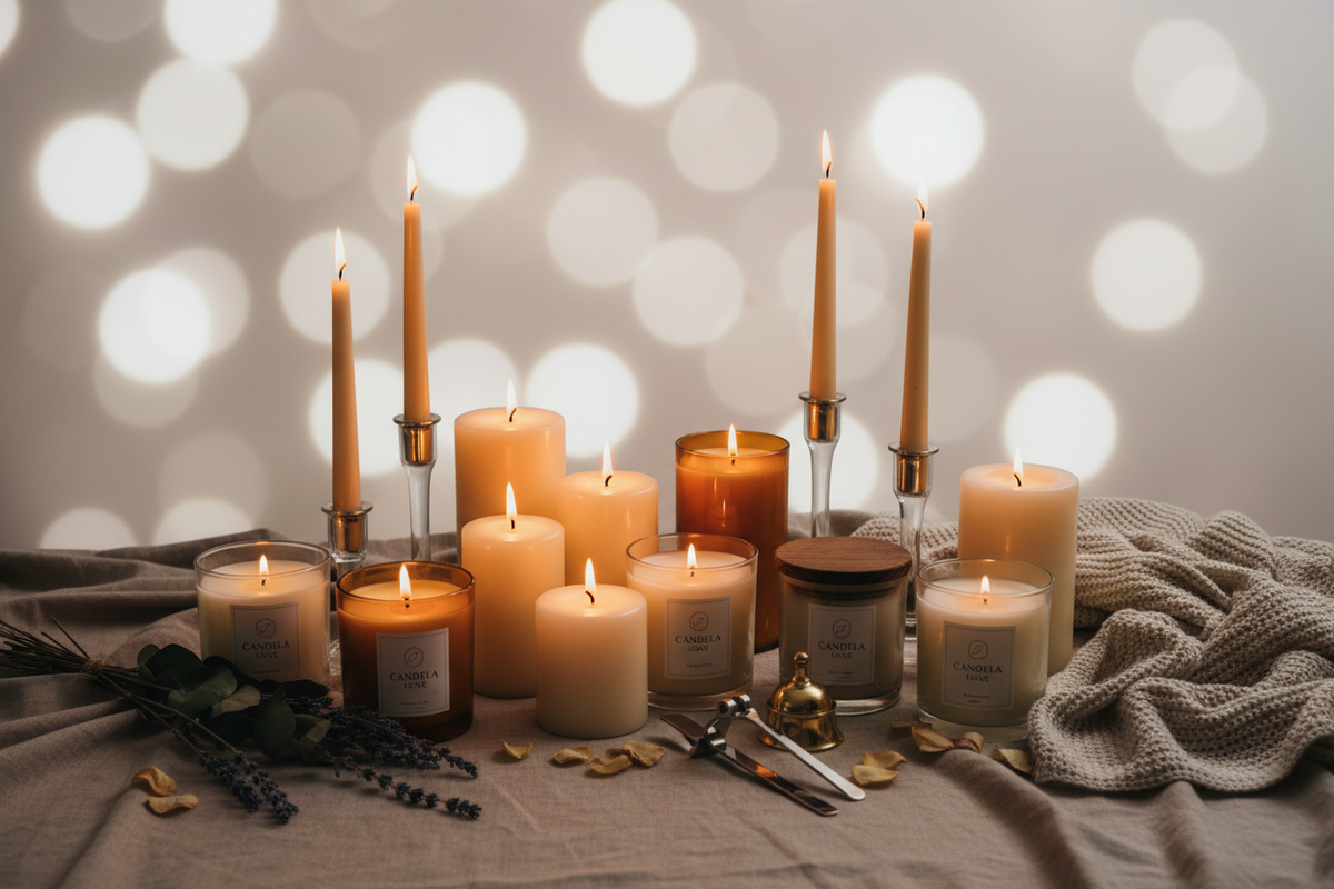 Candles, Candle Holders and Accessories