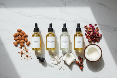 Carrier Oil collection banner for Modern Aromatherapy's carrier oil product range.