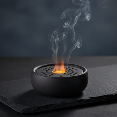 Charcoal Incense Burners collection banner featuring incense sticks and cones with natural botanicals, for aromatherapy, ritual, and everyday home fragrance.