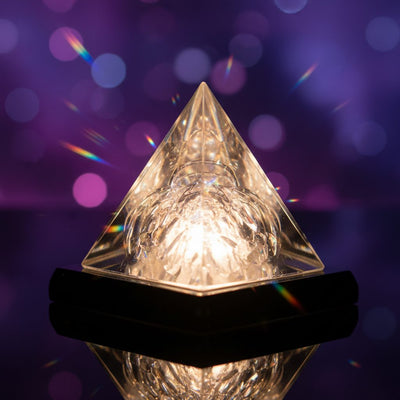 Crystal Pyramid collection banner featuring an assortment of crystals and tumbled stones, for meditation, crystal healing, and decor.