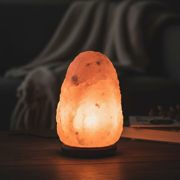 Lámpara de sal del Himalaya
