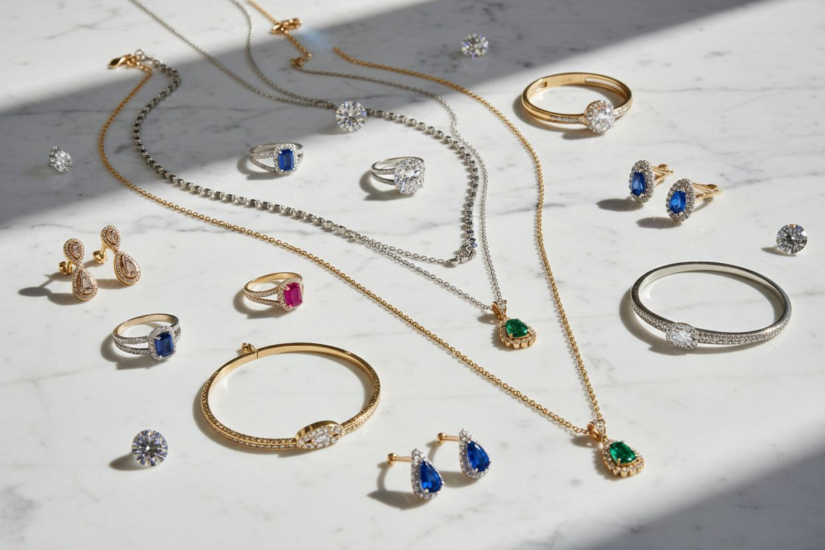 Jewellery collection banner for Modern Aromatherapy's jewellery product range.