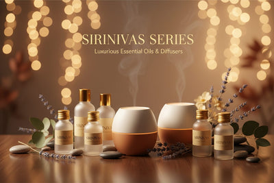 Sirinivas Series collection banner for Modern Aromatherapy's sirinivas series product range.