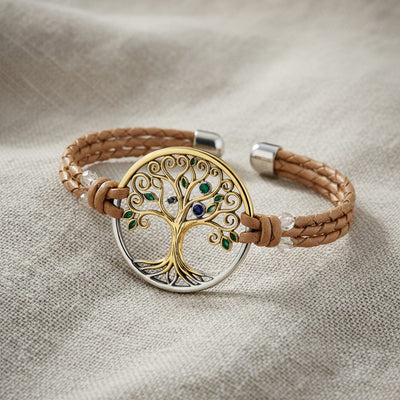 Tree of Life Bracelet collection banner featuring handcrafted jewelry pieces with natural stones and metals, for everyday wear and spiritual adornment.