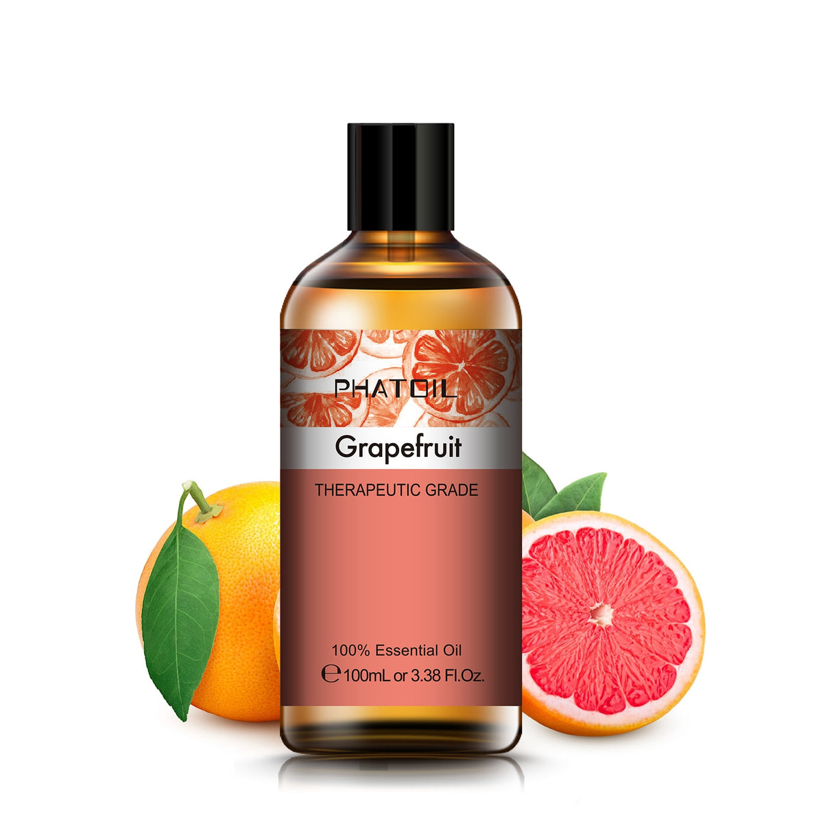 100ML Pure Natural Aromatherapy Essential Oils bottle for home and office diffuser use, odor freshening, and calming scent therapy.
