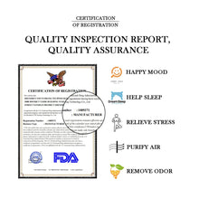 Manufacturer's FDA facility registration certificate shown with PHATOIL essential oil packaging.