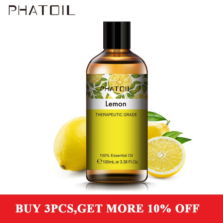 100ML Pure Natural Essential Oils bottle of multi-scent aromatherapy oil for diffusers, massage, and home fragrance use.