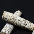 10cm White Sage smudge bundle for spiritual cleansing, energy purification, and home blessing rituals.