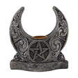 Pentacle Moon Candle Holder