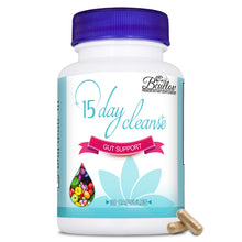 15-Day colon cleanse capsules bottle for bowel cleansing, digestive comfort, and refresh support use.
