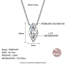 1ct moissanite teardrop necklace for everyday elegance, date night looks, and anniversary gifting.