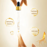24k Gold Collagen facial essence serum bottle for nourishing skin, supporting firmness, and anti aging skincare use.