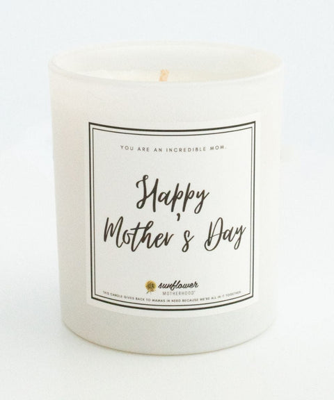 Happy Mother's Day Candle