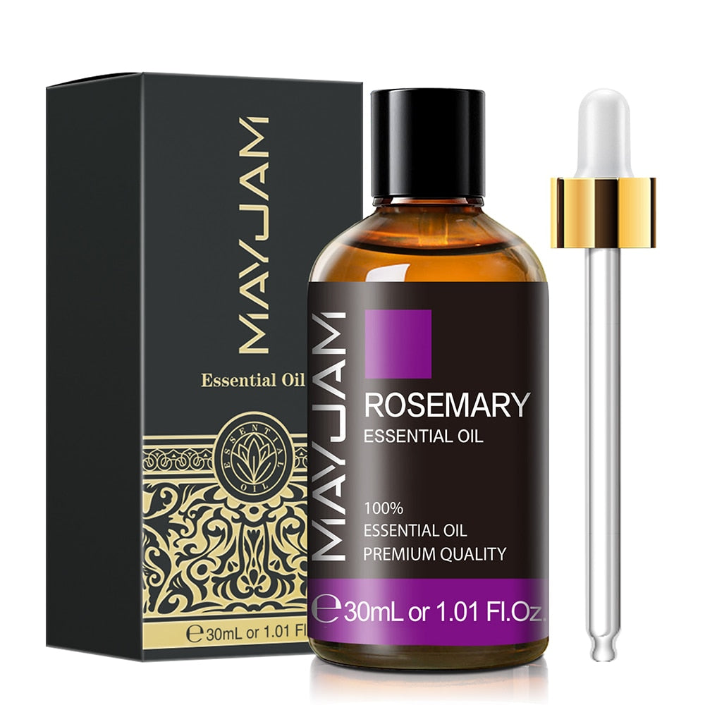 30ml Natural Essential Oils bottles for diffuser use, massage blending, and soothing aromatherapy practice.