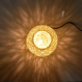 3D electric fragrance burner lamp for bedroom use, wax melts, and essential oils for a peaceful scent experience.